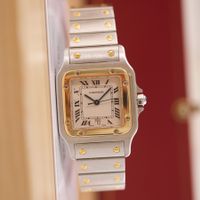 Cartier Santos Galbée / Ivory Dial / 1566 / Full Set 2001