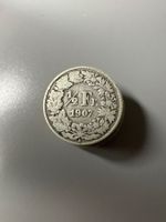 1/2 Fr. 1907 Münze Silber guter Zustand