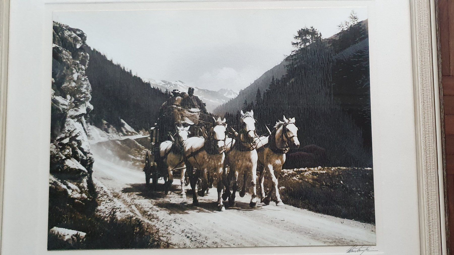 Foto & Immagini: Bild - EMIL MEERKÄMPER, Gotthard-Kutsche, um 1920. – Usato da Kreuzlingen venduto da Rschweiz1 1