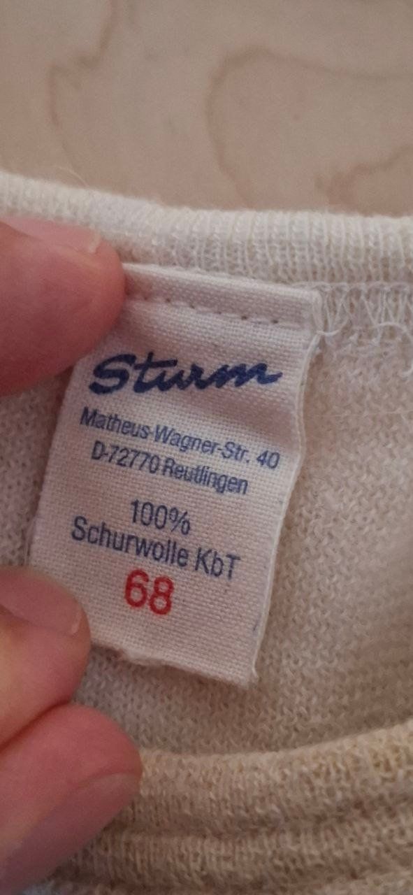 Pagliaccetti: Strampler, Gr. 68, Sturm, Schurwolle – Usato da Malix venduto da jul_7nhn 3