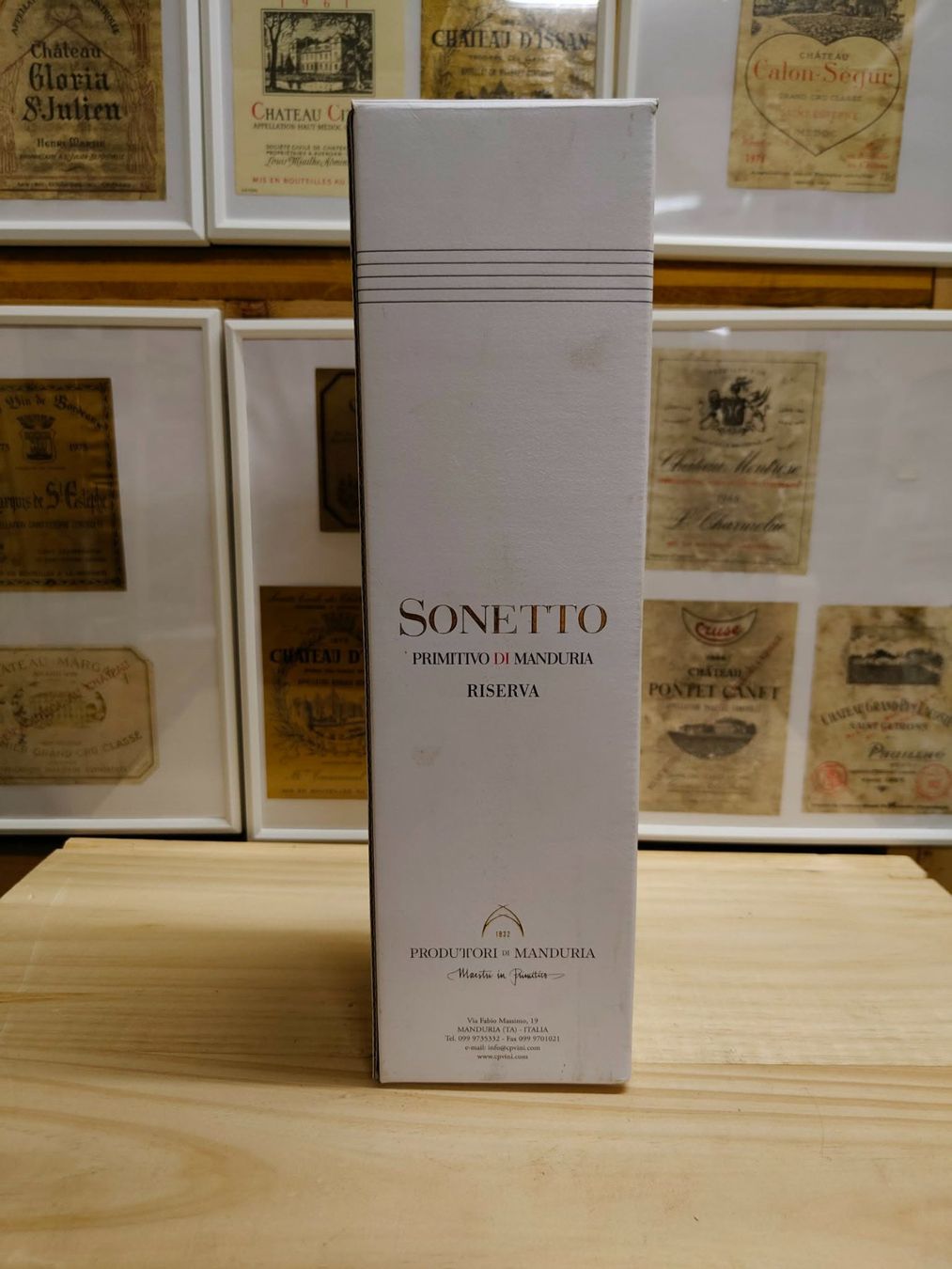 Vino: 2013 PRIMITIVO DI MANDURIA RISERVA SONETTO – Nuovo e nell'imballaggio originale da Münchenstein venduto da weinundspirituosen