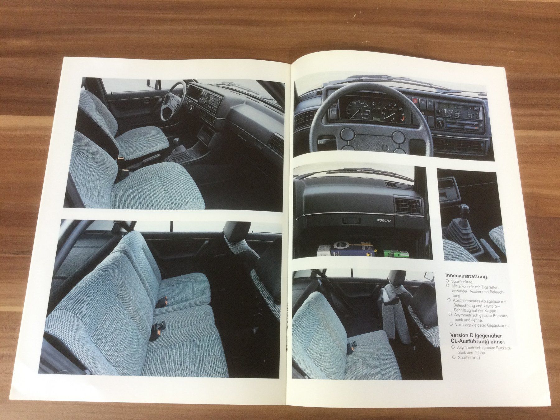 VW Documenti: Gebrauchtes VW Golf Syncro Prospekt Allrad – Usato da Wangen SZ venduto da kuriosum12 4