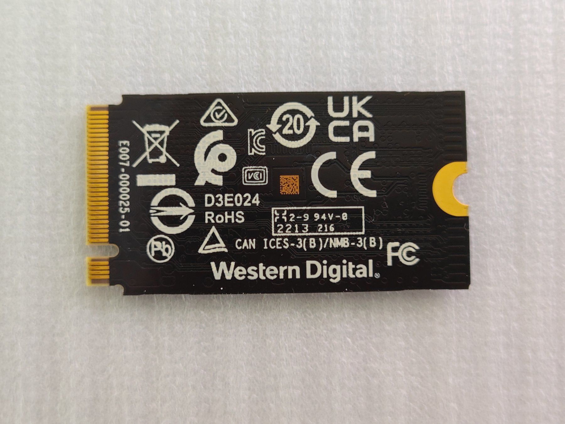 Western Digital PC NVMe SSD 256GB M.2 PCIe Gen4 (Gebraucht) in ...