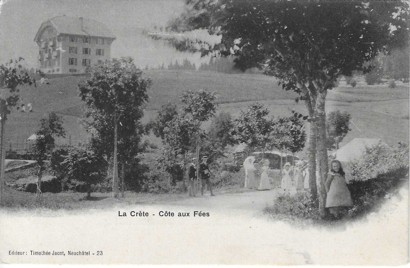 Cartoline postali: Côte aux Fées - La Crète – Usato da Savagnier venduto da Ne2065
