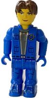 Lego Minifigur "JAck Stone Blue Jacket, Blue Pants" (js026)