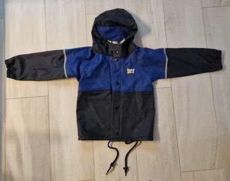 RUKKA Regenjacke blau/schwarz Grösse 104