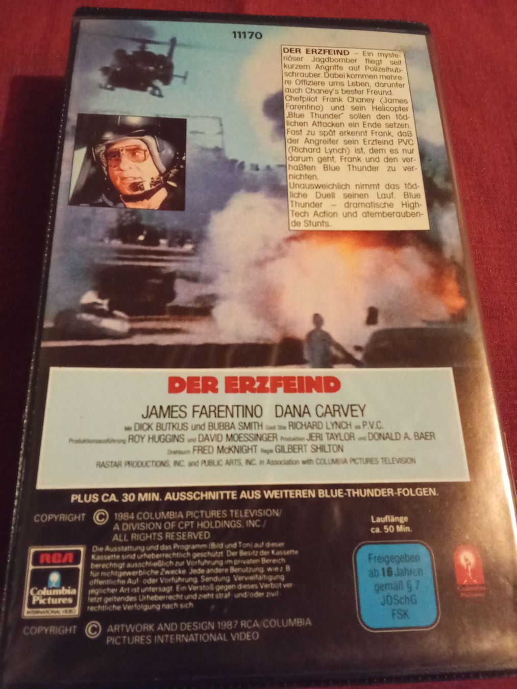 Alle VHS: Blue Thunder - Das fliegende Auge "Der Erzfeind" RCA VHS – Gebraucht aus Remetschwil von Hofiii 1
