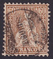 Nr. 35 mit Vollstempel, Kat: 275.-