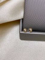 18k Gelbgold Ohrstecker/ Diamanten