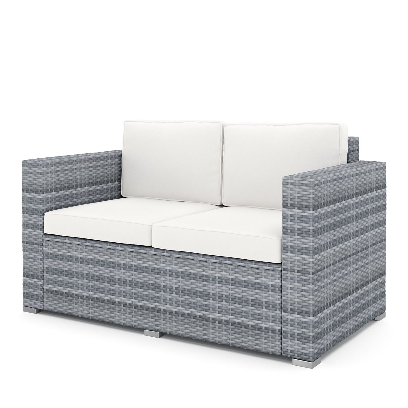 Divani: Rattan Lounge VENEZIA grau - Gratis Versand – Nuovo e nell'imballaggio originale da Kleinwangen venduto da meinwarenkorb.ch 3