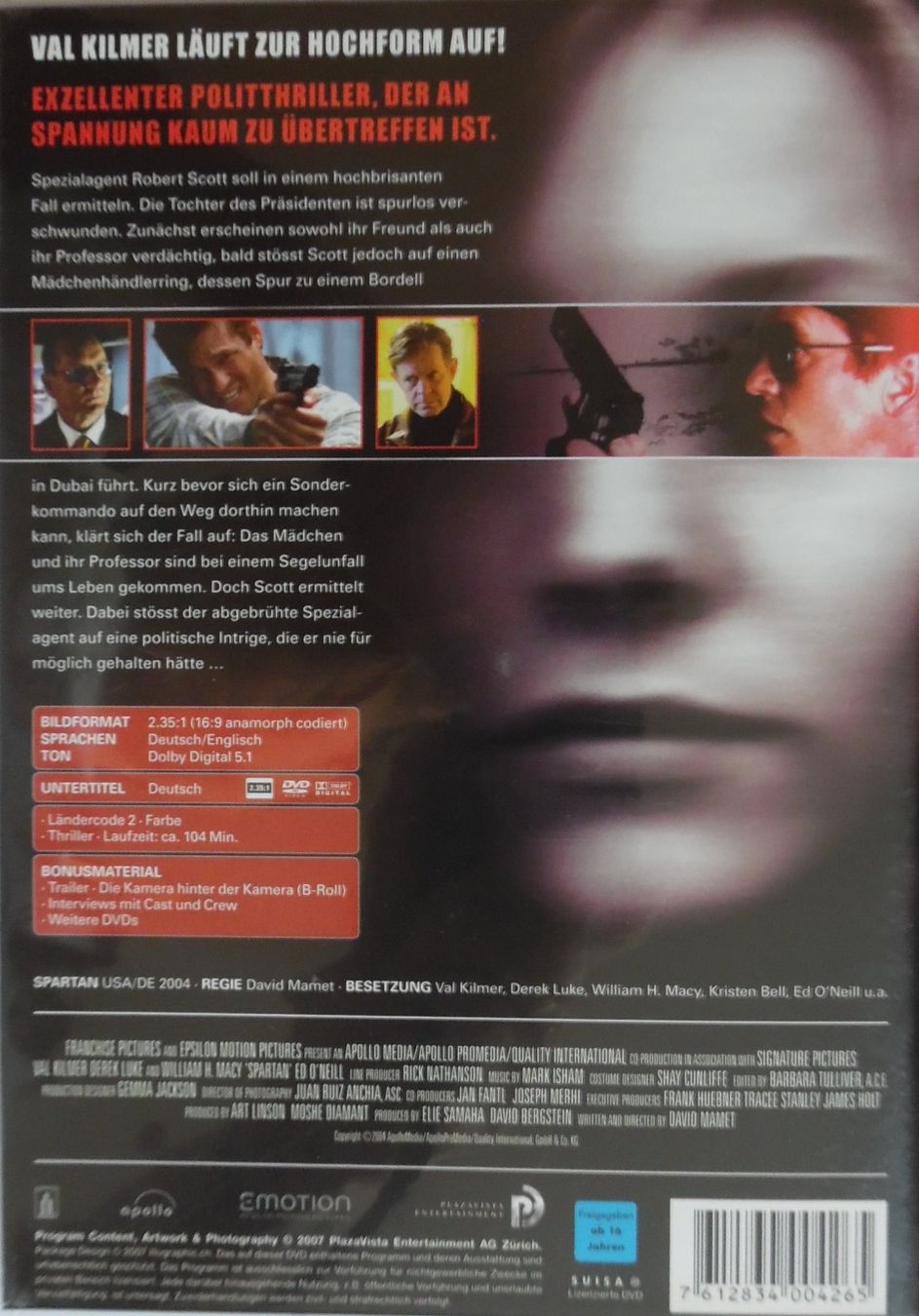 Alle DVDs: Spartan – Gebraucht aus Bellinzona von Luna093 2