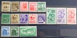 ITALIA 1944/45: Repubblica Sociale, 16 francobolli *