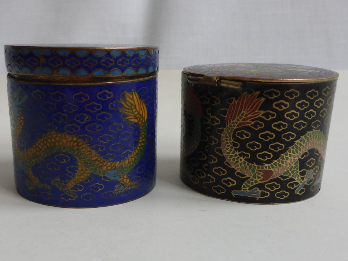Tutte le decorazioni: Chinesische Schmuckdösli  Drache emailiert Cloisonne – Usato da Zürich venduto da leia12 2