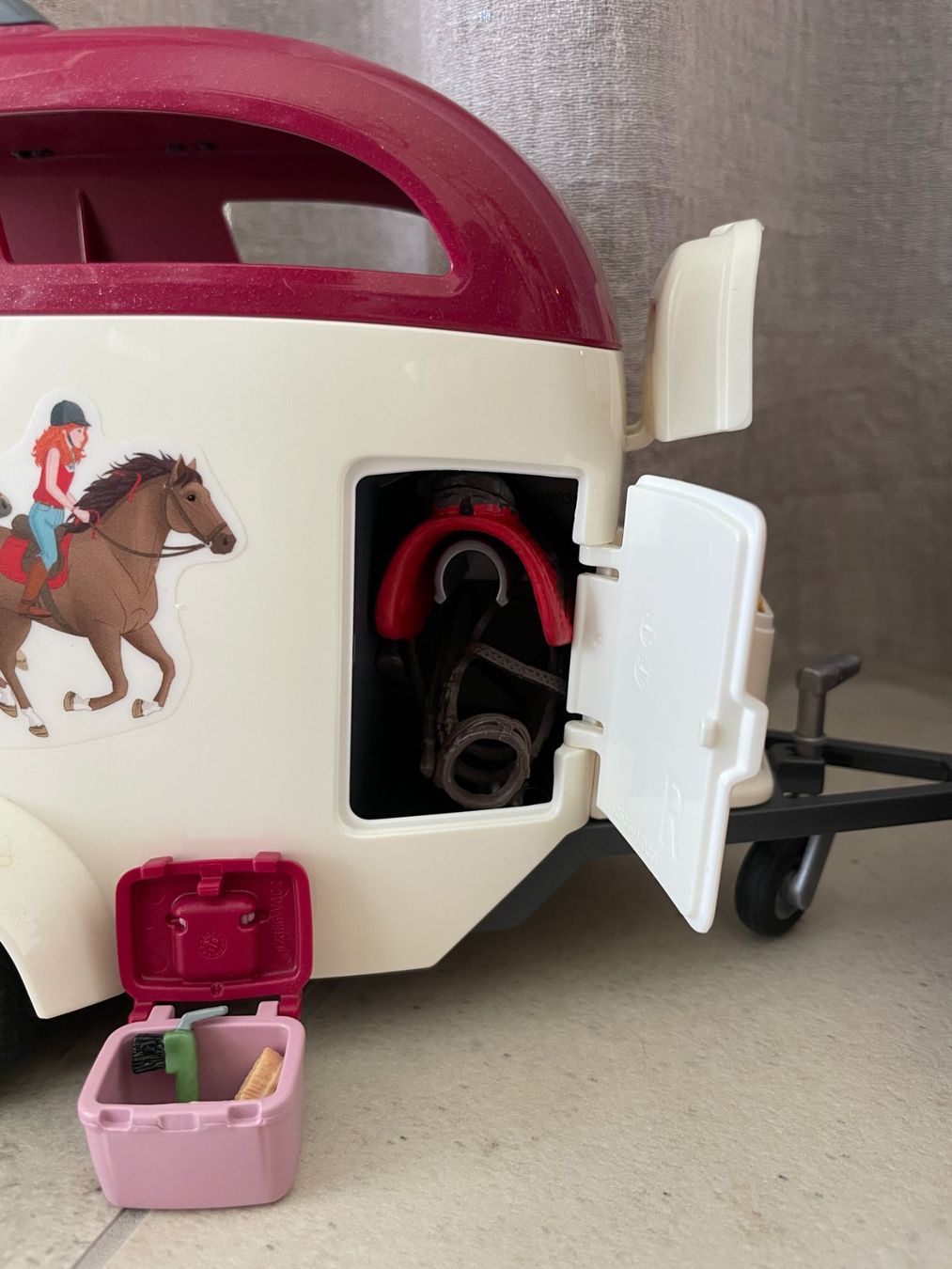 Schleich Giocattoli: Schleich Pferdeanhänger – Usato da Bonstetten venduto da astravox 1