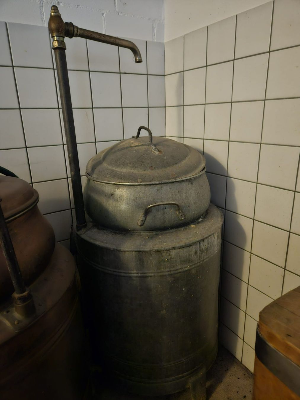 Waschkessel Mit Holzfeuerung