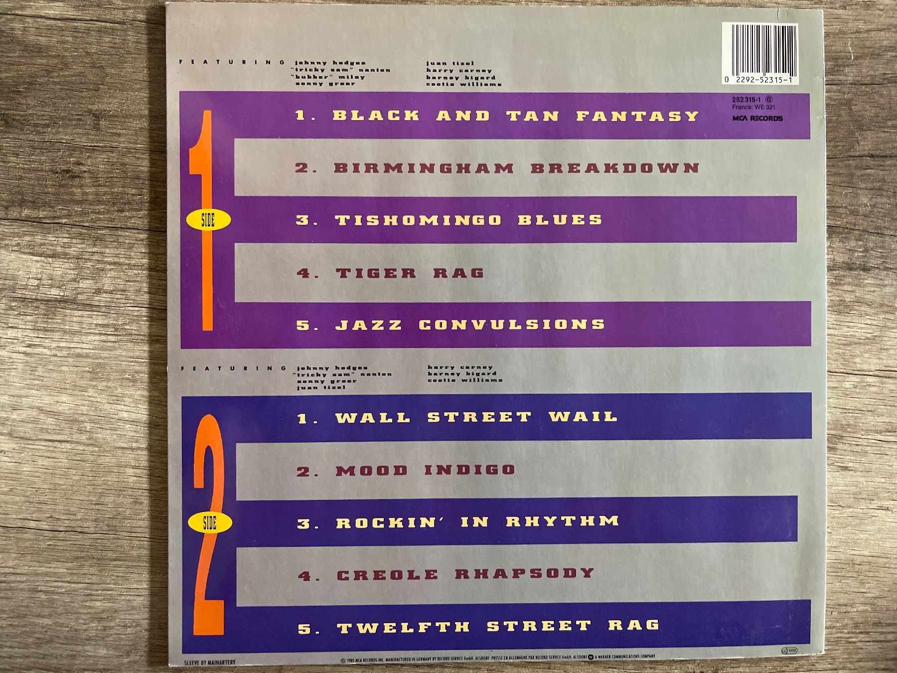 Dischi in vinile: A83/Duke Ellington - Early Ellington – Usato da Frutigen venduto da Philippe_jsp 1