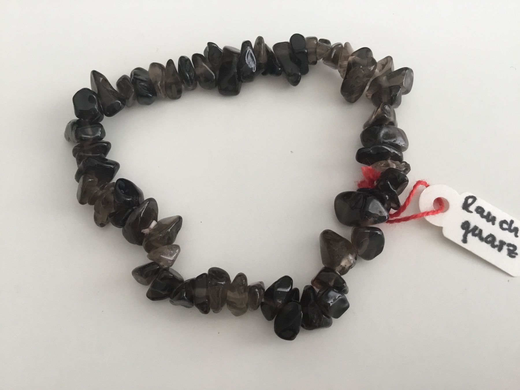 Bracciali & Braccialetti: Armband elastisch Rauchquarz – Nuovo e nell'imballaggio originale da Doppleschwand venduto da Fortuna5859