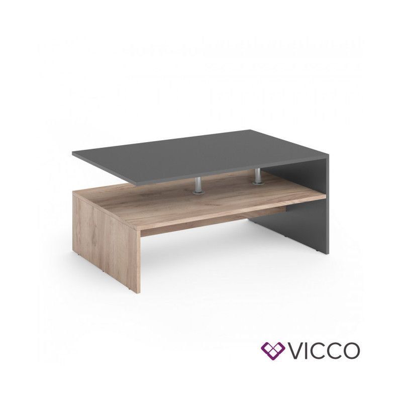 Tavoli: Couchtisch Beistelltisch - Anthrazit/Sandeiche - Sofatisch – Nuovo e nell'imballaggio originale da Wallenwil venduto da toesstal-vertrieb 6