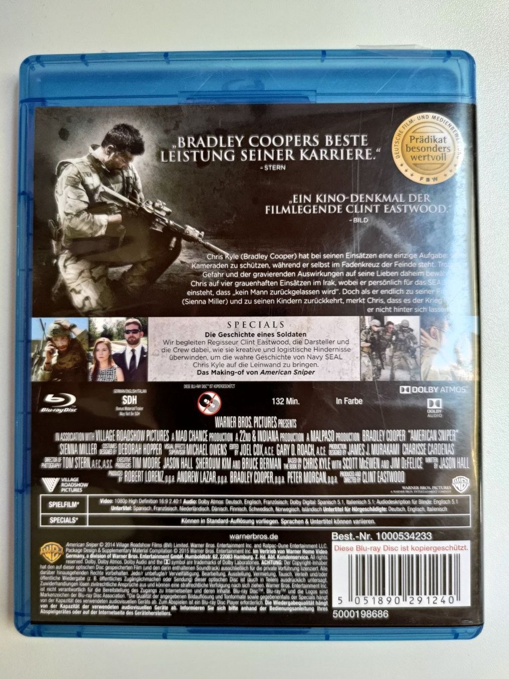 Tutti i DVDs: American Sniper – Usato da Liestal venduto da Kratzilla 2