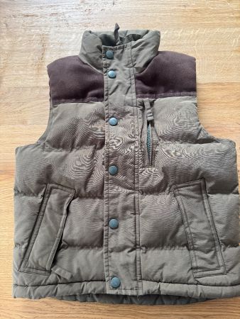 Gilet Jungen olivgrün 6-7 Jahre