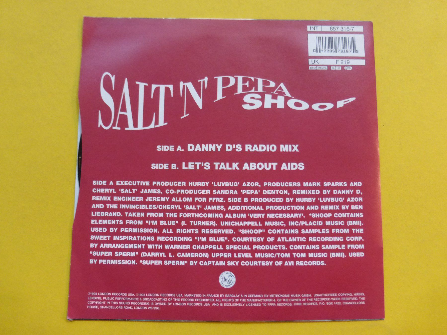 Schallplatten: Salt 'N' Pepa – Shoop – Gebraucht aus Zürich von Swiss57 1