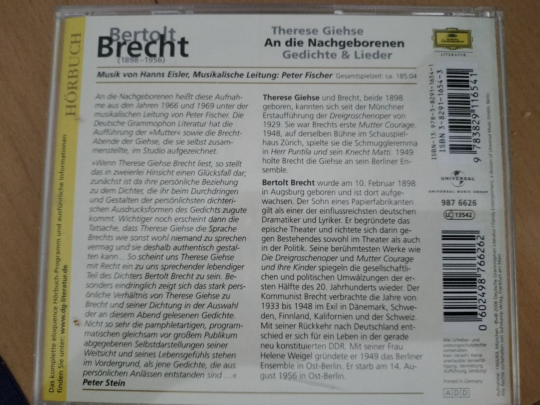CDs: CD Berthold brecht – Gebraucht aus Heimberg von Rockenrol 1