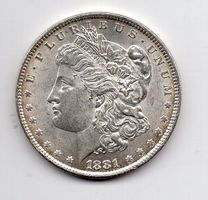 (121) USA, 1 Dollar, 1881, Morgan, top stgl