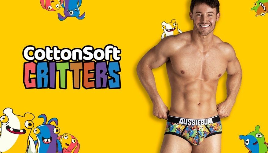 Aussiebum CottonSoft 2.0 Critters Rainbow Unterhose Grösse M 1