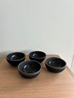 Service à thé de 4 tasses japonaises en fonte