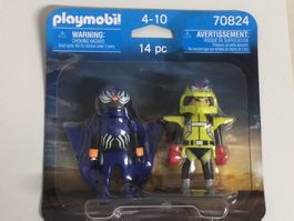PLAYMOBIL DUO PACK FIGURES 70824 AIR STUNT SHOW new