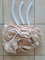 Housse de fauteuil beige extensible 90 x 140 cm
