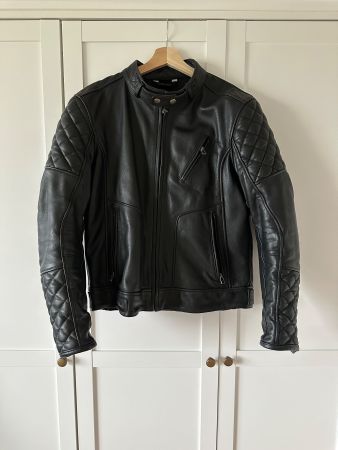 Bogotto Chicago Retro Motorrad Lederjacke 48