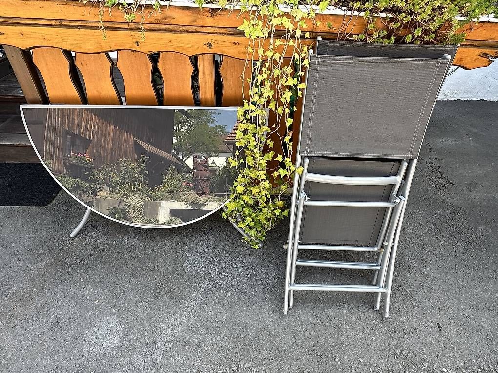 Set de table et chaises: Gartentischset mit 2 Stühlen – D'occasion à Rebstein par Svnb03 2