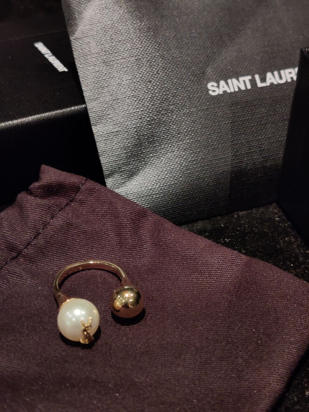 Anelli: YSL original ring, NEW – Nuovo (secondo la descrizione) da Wollerau venduto da Sella55