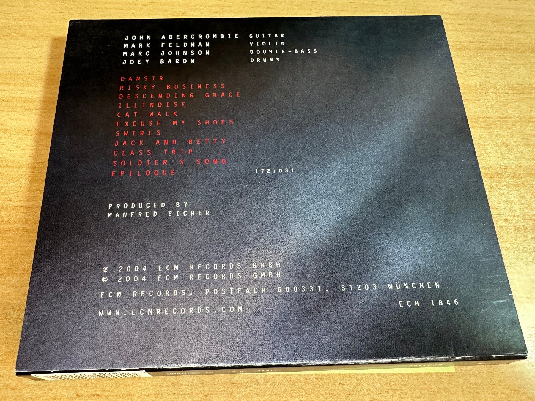 CD: K9 John Abercrombie – Class Trip – Usato da Rikon im Tösstal venduto da Alpenmutz 1