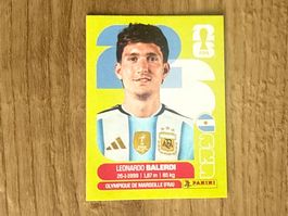 Panini FIFA WM 2026 Sticker Leonardo Balerdi ARG 7
