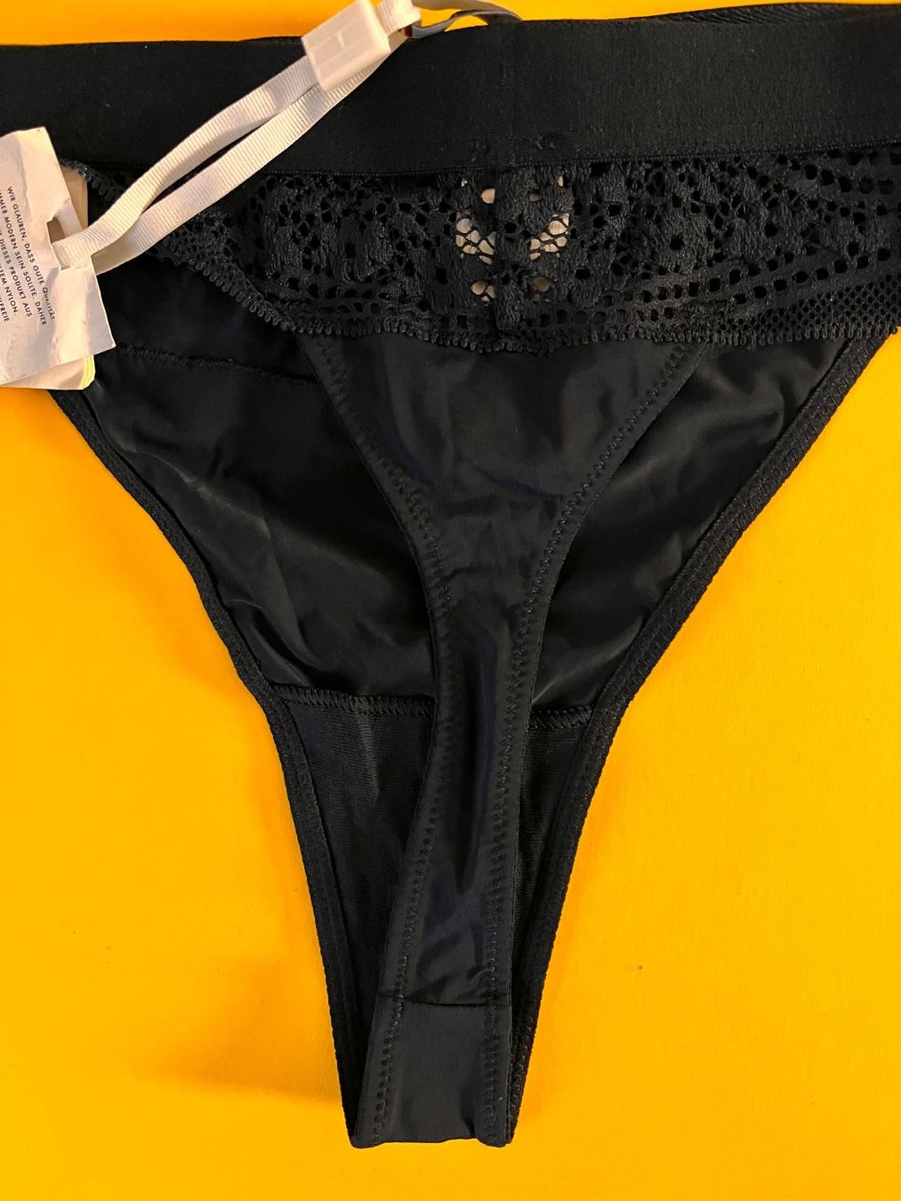 Tommy Hilfiger Altra biancheria intima: Spitzen-String, TOMMY HILFIGER, Grösse XL, Dunkelblau – Nuovo e nell'imballaggio originale da Rudolfstetten venduto da gst_g7xl 4