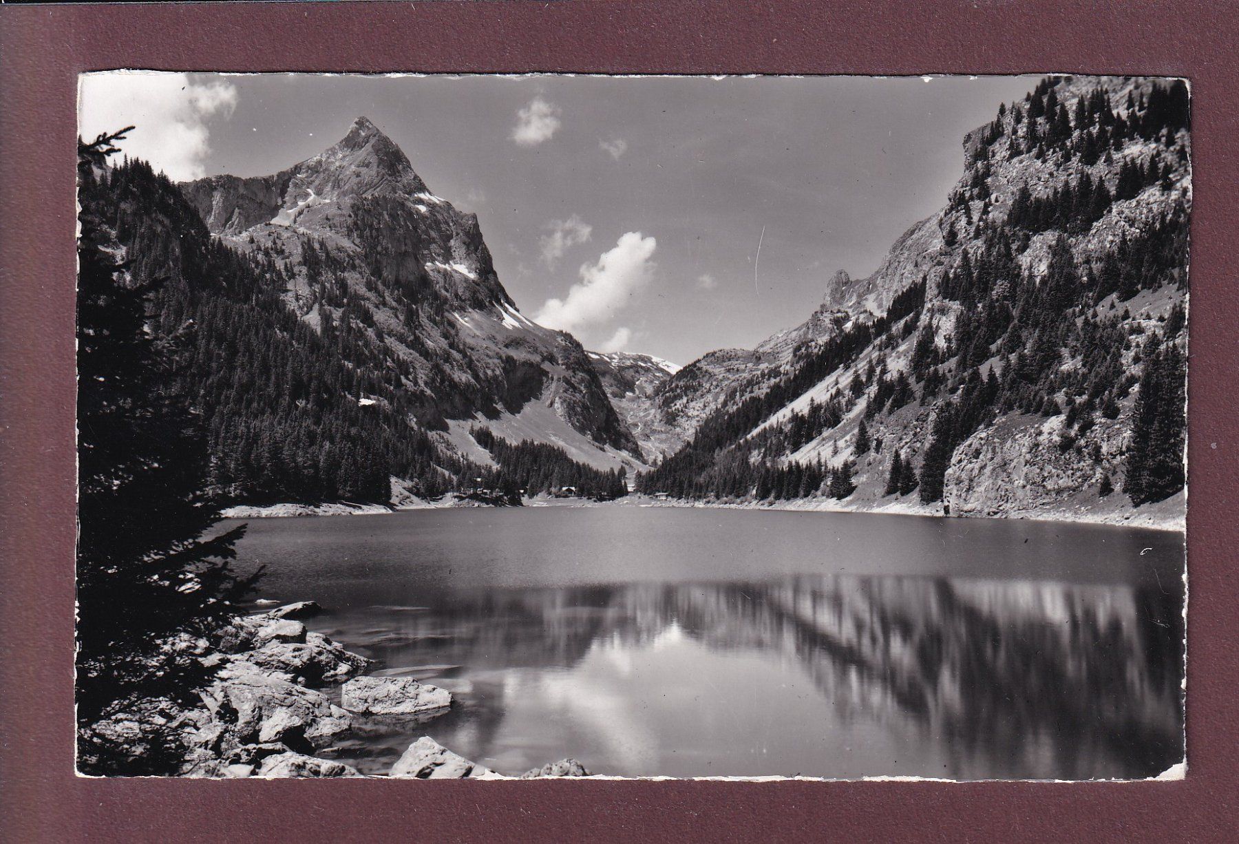 Cartoline postali: LAC TANAY sur Vouvry - 1959 – Usato da Pully venduto da nicecards