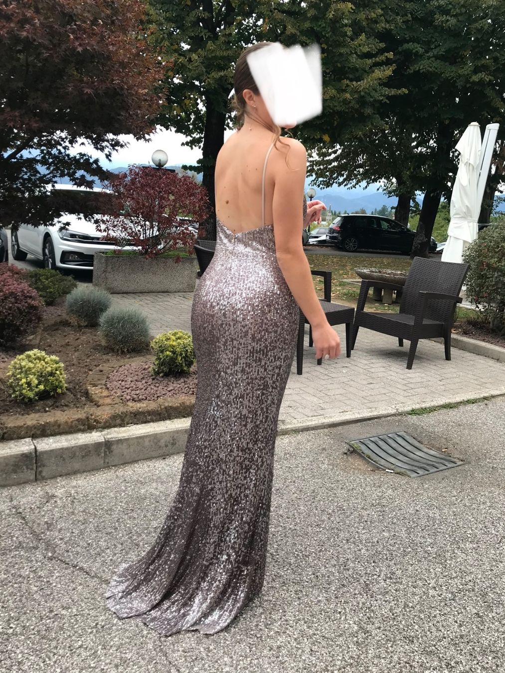 Vestiti: Unique Festkleid Abendkleid mit Pailletten – Usato da Bassersdorf venduto da m.vontobel 6