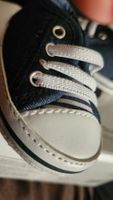 Mini Scarpine Baby Shoes dunkelblau mit Streifen