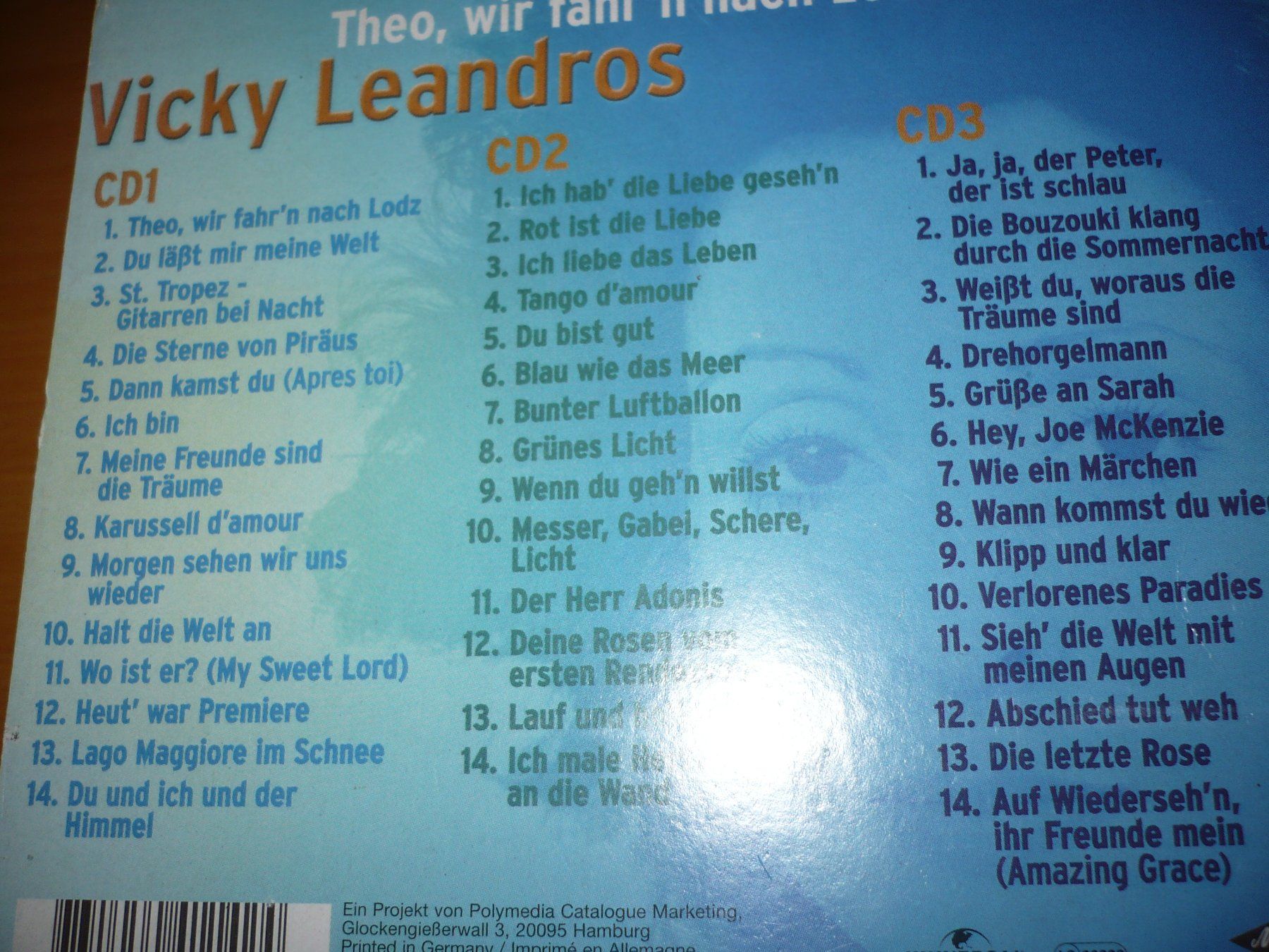 CD: VICKY LEANDROS 3 CD Box – Usato da Merzligen venduto da Marthe22 1