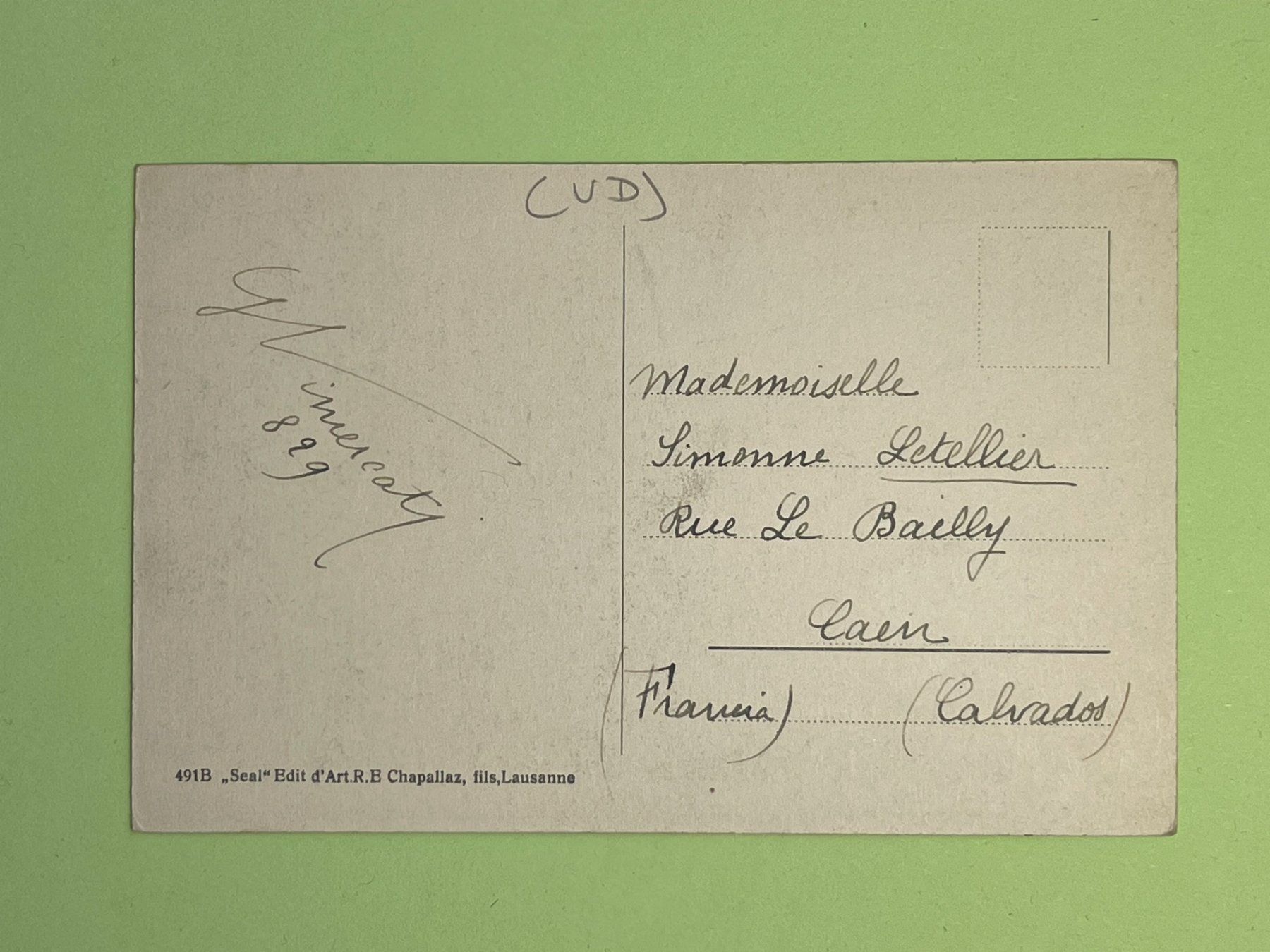 Cartoline postali: Le Chevrier dans les Alpes – Usato da Steg VS venduto da _vinci_ 1