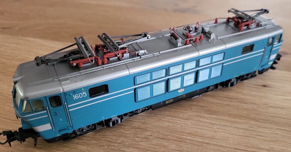 Märklin 3152 E-lok BR 16 SNCB, Aufschrift Nr. 1605 in OVP,H0 (Gebraucht
