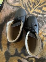 Holzschuhe Damen gefüttert schwarz Grösse 38 gebraucht