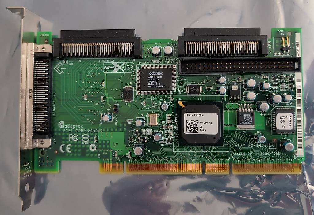 PC: Adaptec 29320A Ultra320 SCSI Controller PCI-X – Usato da Turbenthal venduto da SGComputers-GmbH