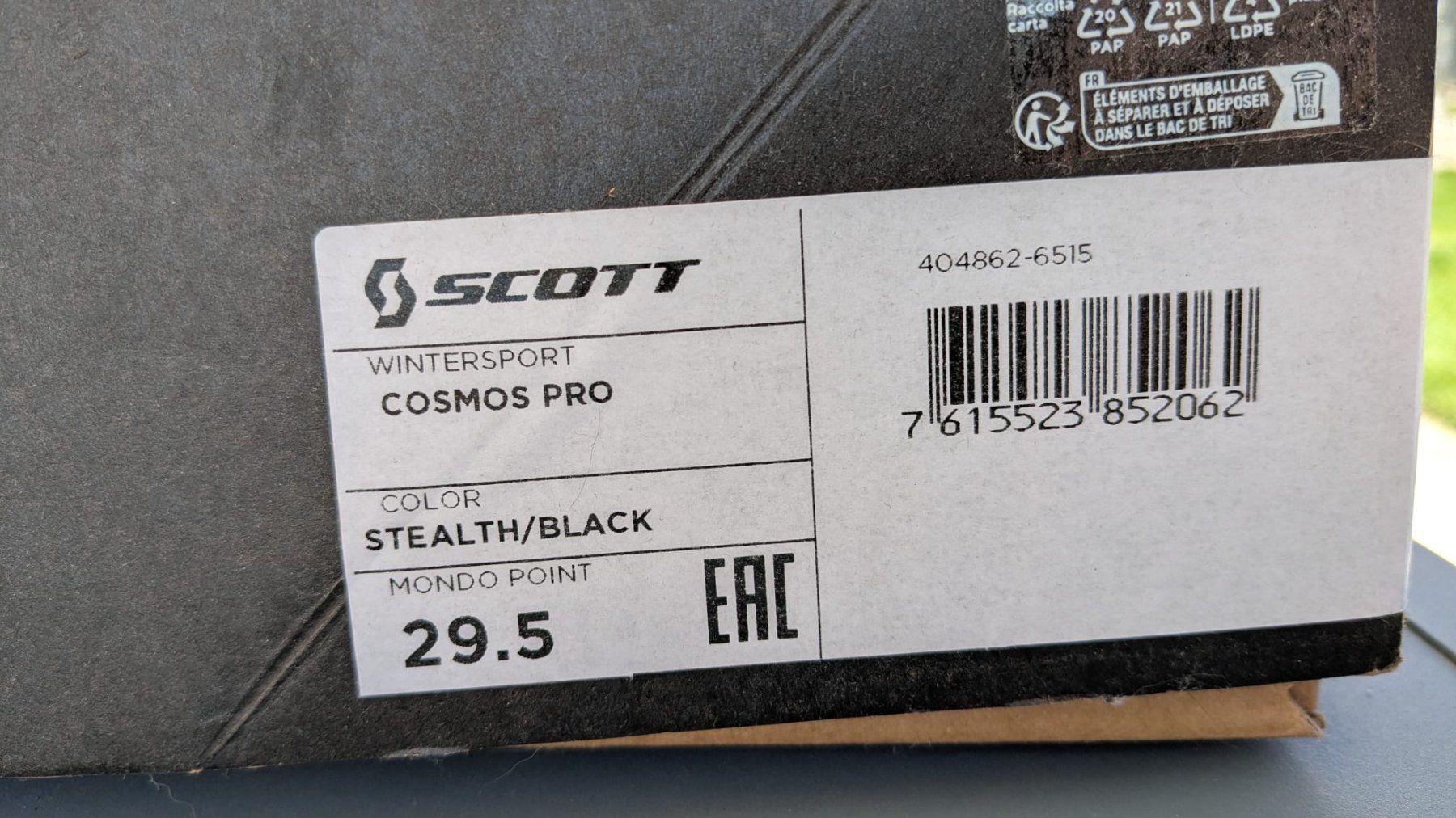 Scott Scarpe da uomo: Scott Cosmos Pro 29.5 – Nuovo (secondo la descrizione) da Cottens FR venduto da nic_75jc 1