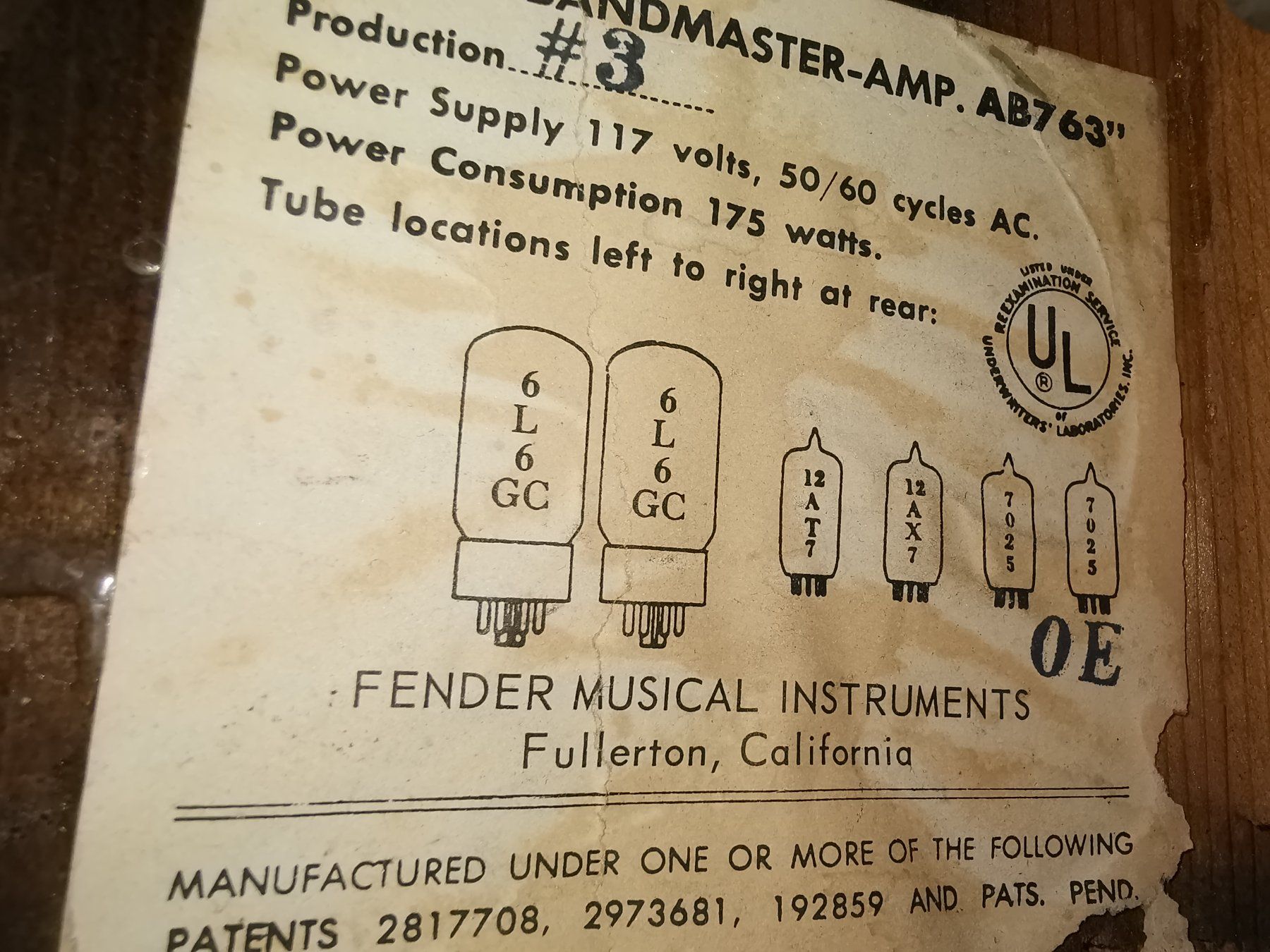 Fender Amplificatori: Fender BandMaster Blonde 1965 – Usato da einsiedeln venduto da TheMullets 5