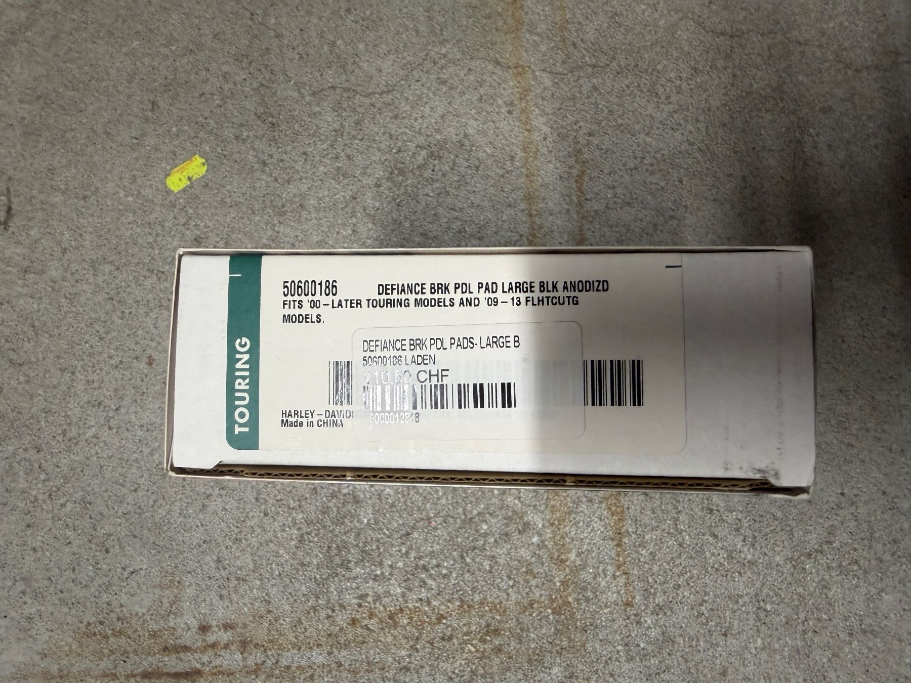 Harley-Davidson Tutti i ricambio per moto: 50600186 Harley-Davidson Bremspedalauflage – Nuovo e nell'imballaggio originale da Ostermundigen venduto da jas_9j7d 2