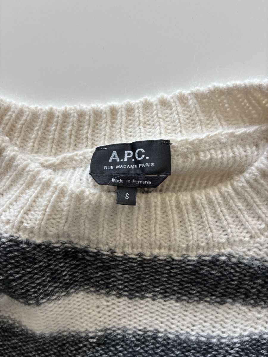 Apc Pullover & Sweatshirts: A.P.C. Pullover  Baumwolle Alpakawolle Grösse S – Gebraucht aus Winterthur von vel_6txj 1