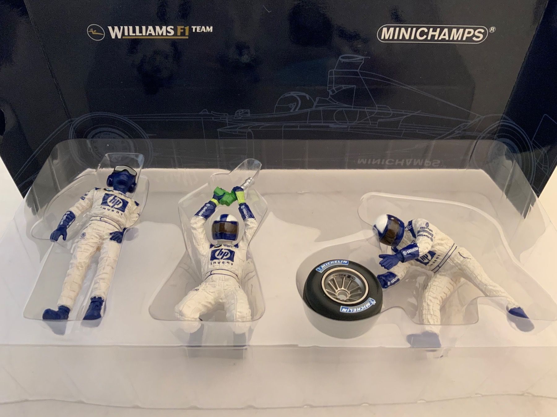 Statuette: Figuren Set Formula 1, Team Williams, Massstab 1:18 – Nuovo e nell'imballaggio originale da Erlenbach im Simmental venduto da Model_box 3